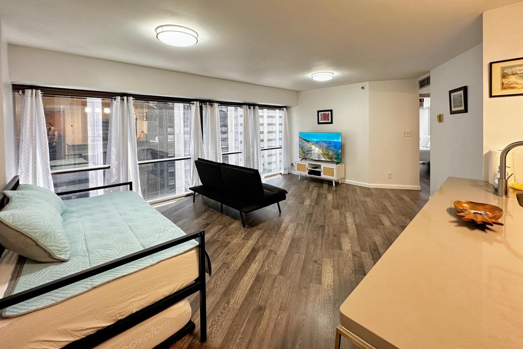 Condotel With Free Parking Wifi Central Ac Хонолулу Стая снимка